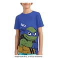 thumbnail image 1 of Playera Tortugas Ninja Talla 6 Manga Corta Con Estampado de Leonardo Azul, 1 of 3