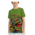 thumbnail image 1 of Playera Tortugas Ninja Talla 8 Manga Corta Con Estampado de Todos Verde, 1 of 3