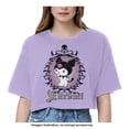 thumbnail image 1 of Playera Sanrio Talla CH Manga Corta Con Estampado de Kuromi Lila, 1 of 3