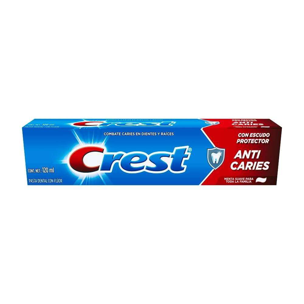 Pasta dental Crest anticaries menta suave 120 ml