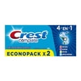 thumbnail image 1 of Pasta dental Crest Complete 4 en 1 menta suave 2 pzas de 100 ml c/u, 1 of 4