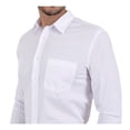 thumbnail image 3 of Camisa Yale Talla M Manga Larga Blanco, 3 of 4