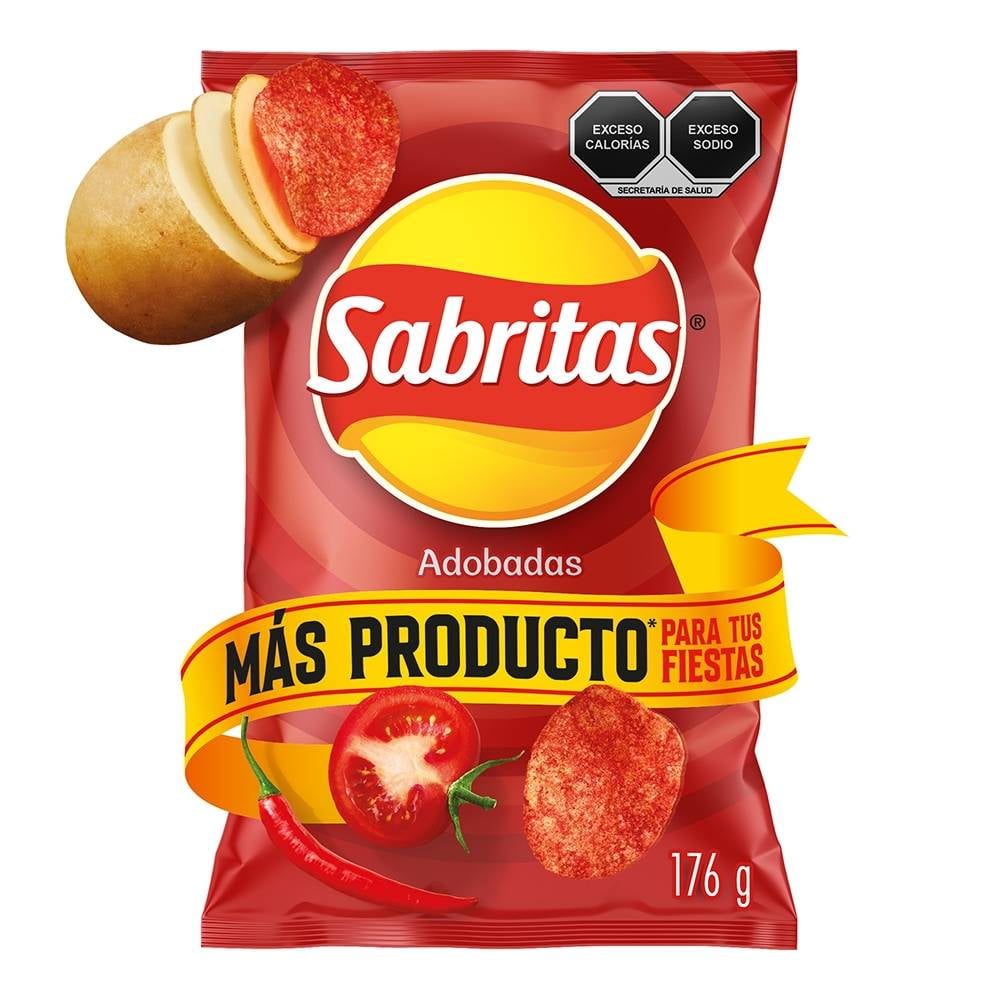 Papas fritas Sabritas adobadas 176 g || Bodega Aurrera Despensa a tu Casa