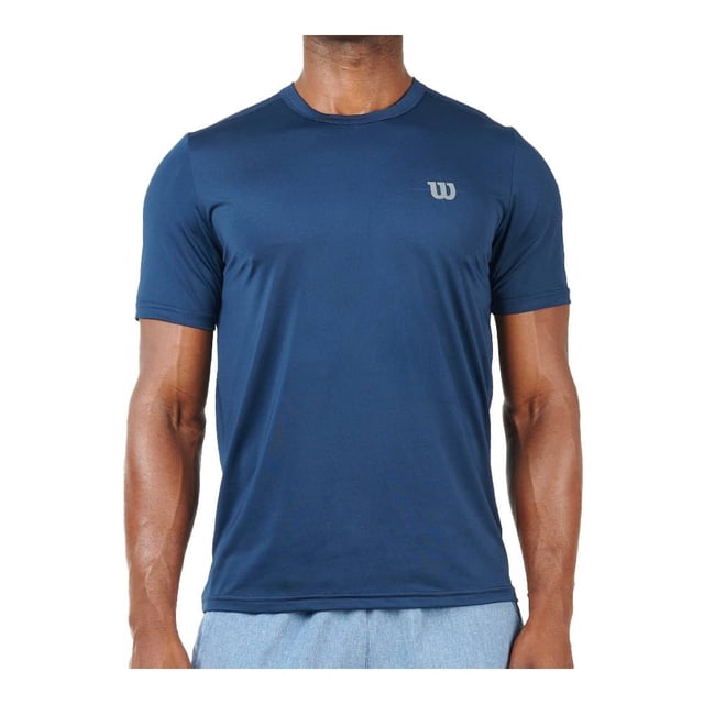 Playera Wilson Talla M Deportiva Línea Azul Marino