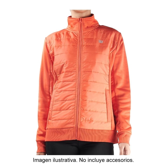 Chamarra Wilson Talla CH Acolchada y Acanalada Naranja