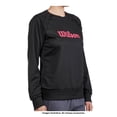 thumbnail image 2 of Sudadera Wilson Talla M Deportiva Cerrada Negro, 2 of 4