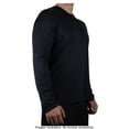 thumbnail image 2 of Playera Wilson Talla G Deportiva Manga Larga Lisa Negra, 2 of 4