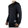 thumbnail image 3 of Playera Wilson Talla G Deportiva Manga Larga Lisa Negra, 3 of 4