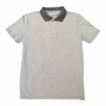 thumbnail image 1 of Playera Polo George Talla G Manga Corta con Rayas Gris, 1 of 3