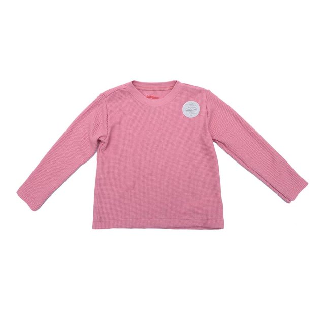 Camiseta Baby Creysi Niña 2 A Cuello Redondo y Manga Larga Rosa