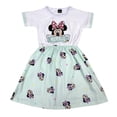 thumbnail image 1 of Vestido Minnie Mouse Disney Talla 8 Manga Corta con Estampado Rostro Minnie Blanco, 1 of 3