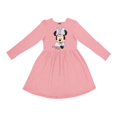 thumbnail image 1 of Vestido Minnie Mouse Talla 6 de Manga Larga con Personaje Estampado Rosa, 1 of 3