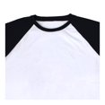 thumbnail image 2 of Playera George Talla M de Manga Corta Dos Colores Negro con Blanco, 2 of 3