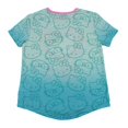 thumbnail image 2 of Playera Hello Kitty Talla 14 Cuello Redondo Manga Corta Diseño Caritas Azul Aqua, 2 of 4