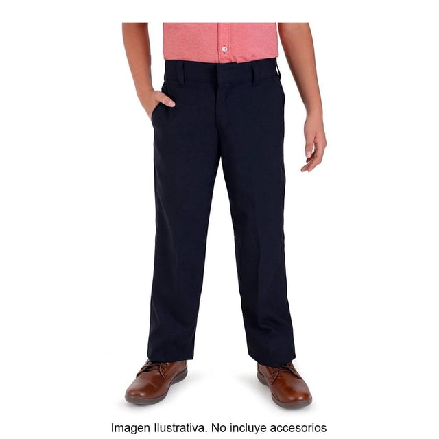 Pantalón Escolar Yale Talla 8 Corte Recto Azul Marino