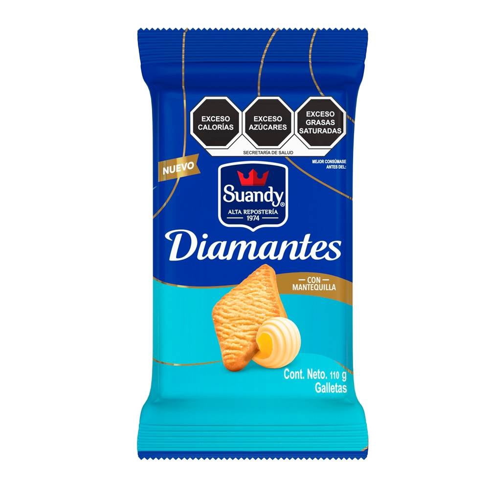 Suandy Galletas Bimbo Suandy diamantes 110 g || Bodega Aurrera Despensa a tu Casa
