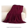 thumbnail image 2 of Frazada Hometrends Flannel 1.20 x 1.60 Vino, 2 of 3