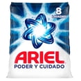 thumbnail image 2 of Detergente en polvo Ariel Poder y cuidado, lava ropa blanca y de color 8 lavadas, 1 kg, 2 of 4