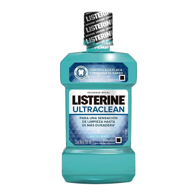 Enjuague bucal Listerine Ultraclean artic mint 250 ml