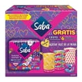 thumbnail image 2 of Toallas femeninas Saba Buenas Noches extra largas con alas 32 pzas + 6 ultradelgadas nocturnas + 1 cesto, 2 of 2