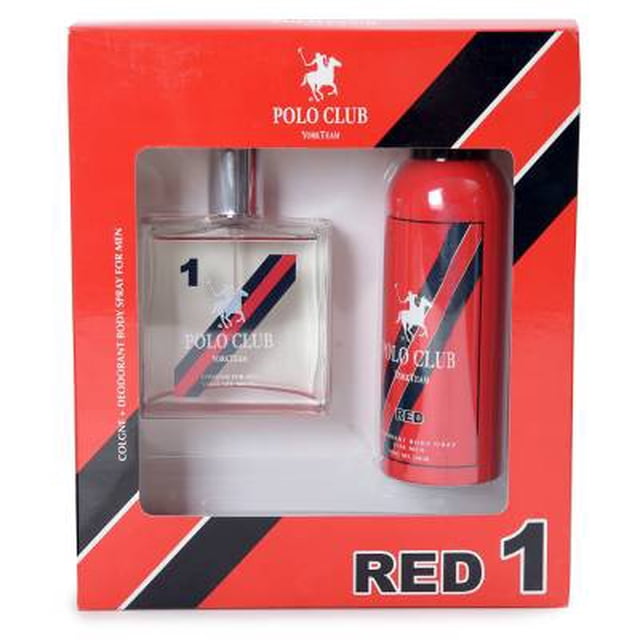 Colonia Polo Club york team 100 ml más desodorante red en spray 150 ml