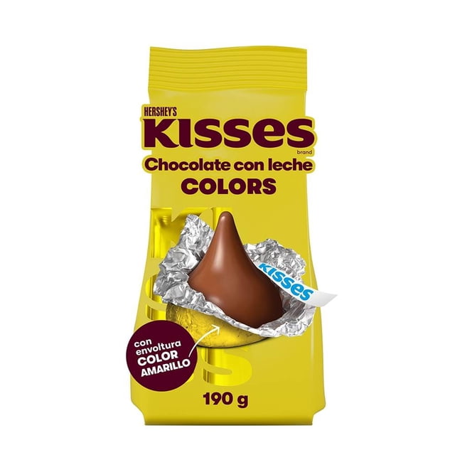 Chocolate Hershey's Kisses fiesta amarillo 190 g