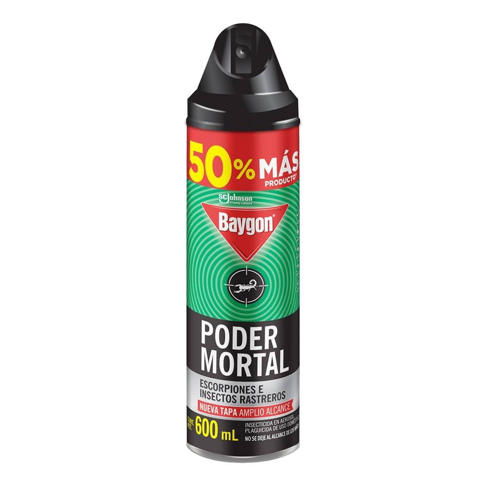 Insecticida Baygon poder mortal en aerosol 600 ml | Walmart en línea