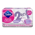 thumbnail image 1 of Protectores diarios Saba Multiestilos dobles 25 pzas, 1 of 1