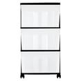 thumbnail image 1 of Cajonera 3 Cajones Italhome Altos con Llantas Negro, 1 of 3