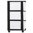 thumbnail image 3 of Cajonera 3 Cajones Italhome Altos con Llantas Negro, 3 of 3