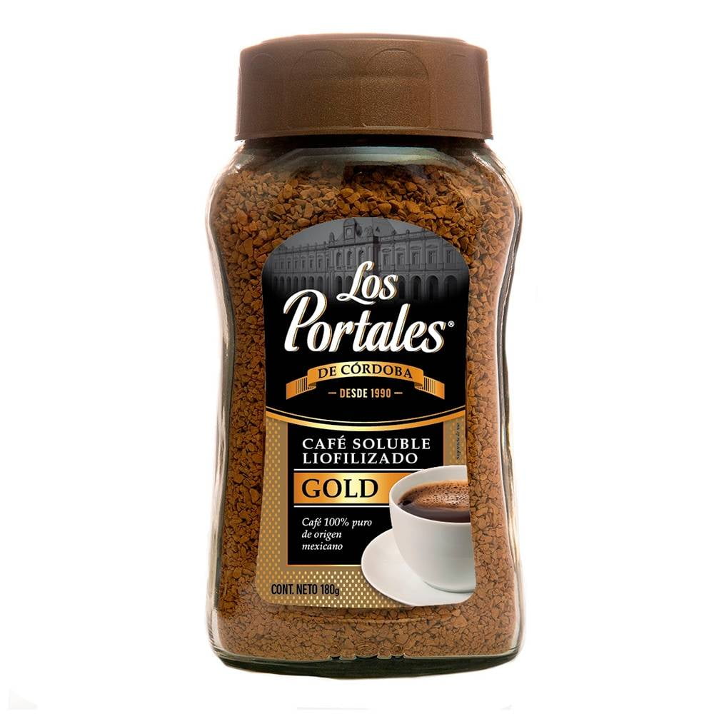 Café soluble Los Portales gold liofilizado 180 g | Walmart en línea