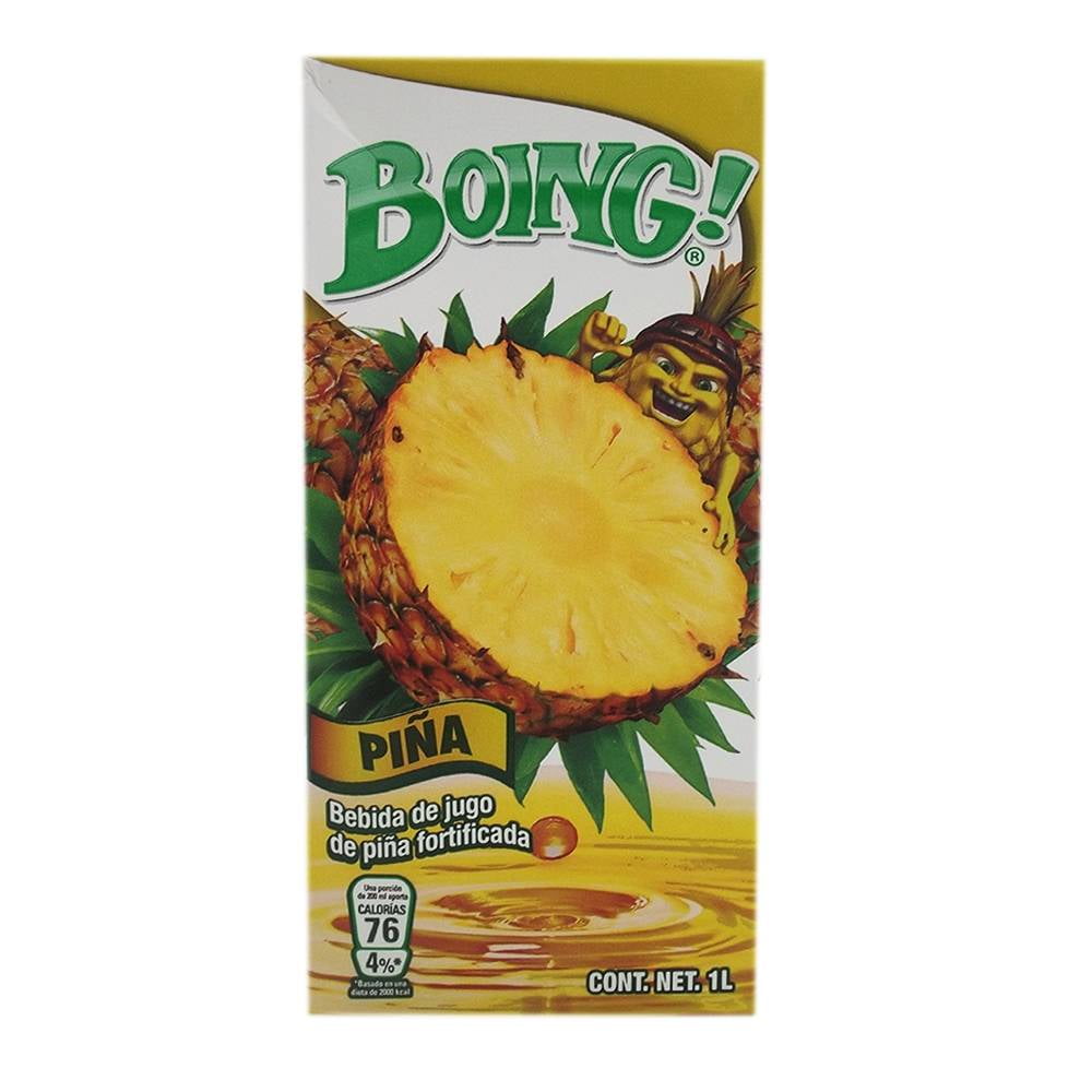 Bebida Boing con jugo de piña fortificada 1 l | Walmart en línea