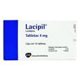 thumbnail image 1 of Lacipil tabletas 14 pzas de 4 mg c/u, 1 of 2