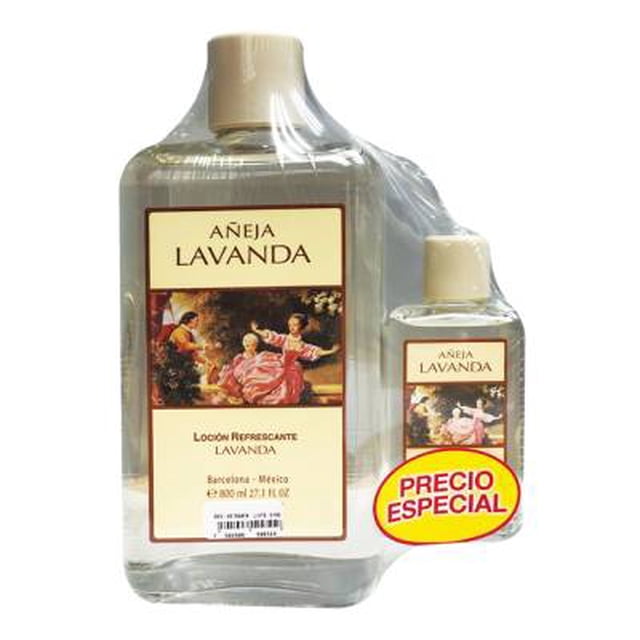 Colonia Añeja lavanda 800 ml más 1 colonia lavanda de 110 ml para caballero