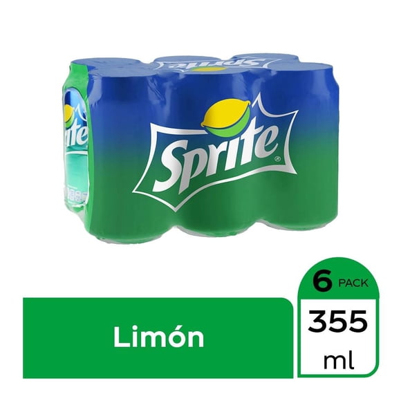 Refresco Sprite 6 pack latas de 355 ml c/u