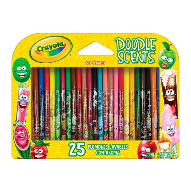 Plumones Crayola con Aroma 25 pzas