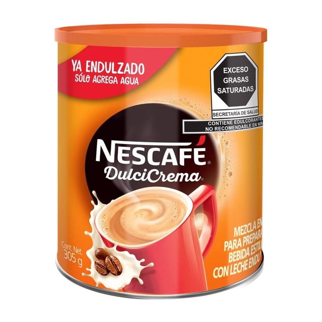 Mezcla en polvo para preparar bebida Nescafé dulcicrema endulzada 305 g