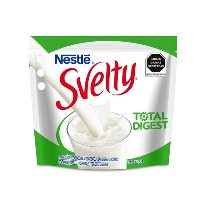 Producto lácteo Nestlé Svelty total digest deslactosado light en polvo 1.4 kg