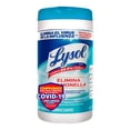 thumbnail image 1 of Toallitas desinfectantes Lysol para superficies spring waterfall 80 pzas, 1 of 3