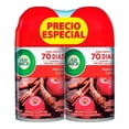 thumbnail image 1 of Respuestos de aromatizante de ambiente automático Air Wick manzana y canela 2 pzas de 250 ml c/u, 1 of 4