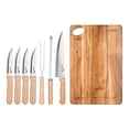 thumbnail image 3 of Set Asado Brassa Masters Acero Inoxidable Madera 8 Piezas, 3 of 3