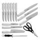 thumbnail image 2 of Bloque de Cuchillos Farberware Acero Inoxidable 15 Piezas Negro, 2 of 2