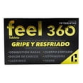 thumbnail image 1 of Auxiliar para alivio de síntomas de gripe Feel 360 caja con 10 tabletas, 1 of 2