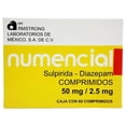 thumbnail image 1 of Numencial 50 mg/2.5 mg 60 comprimidos, 1 of 1