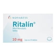thumbnail image 1 of Ritalín 10 mg 30 tabletas, 1 of 1