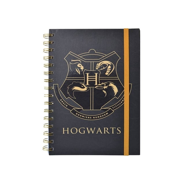 Libreta Danpex Tamaño Esquela con Espiral y Elástico 70 Hojas Rayadas Harry Potter