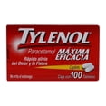 thumbnail image 1 of Paracetamol Tylenol rapido alivio del dolor y la fiebre 100 tabletas, 1 of 4