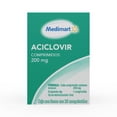thumbnail image 1 of Aciclovir Medimart 200 mg, 25 comprimidos, 1 of 4