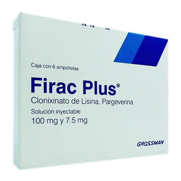 Firac Plus 100 mg solución inyectable 6 pzas | Walmart en línea