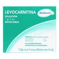 thumbnail image 1 of Levocarnitina Medimart 1 g/5 ml solución inyectable, 5 ampolletas con 5 ml, 1 of 4
